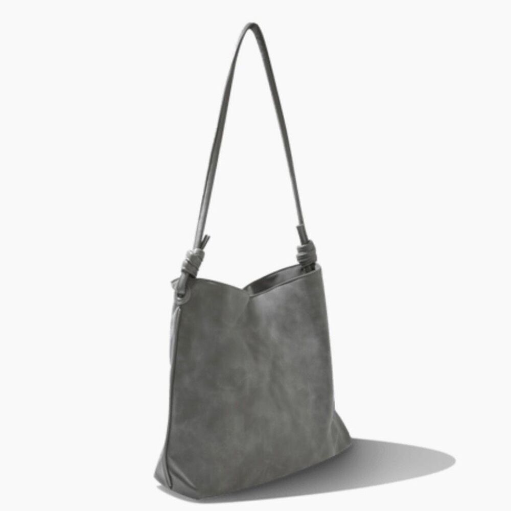 NWT 8 Other Reasons Betsey Slouch Tote Cold Shoulder Bag Stone OS